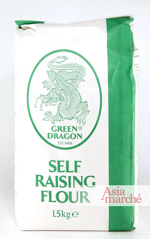 Farine avec levure incorporée 1,5kg Green Dragon ou Golden Orchid - Asiamarché france
