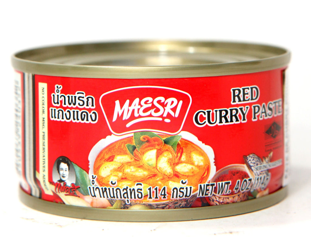 Pâte de curry rouge 114g Maesri - Asiamarché france