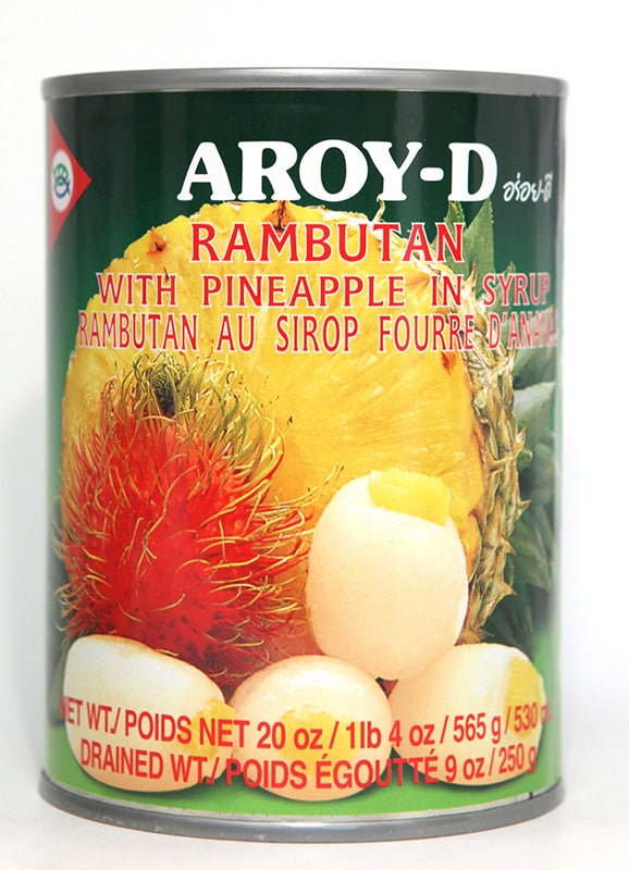 Rambutan fourré à l'ananas 565g Aroy-D - Asiamarché france