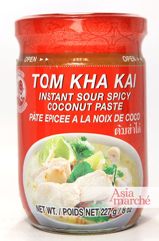 Pâte pour Bouillon de soupe Tom Kha Kai 227g Coq - Asiamarché france