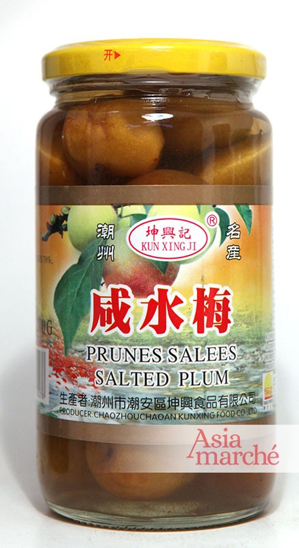 Umeboshi Prunes salées en bocal 400g - Asiamarché france