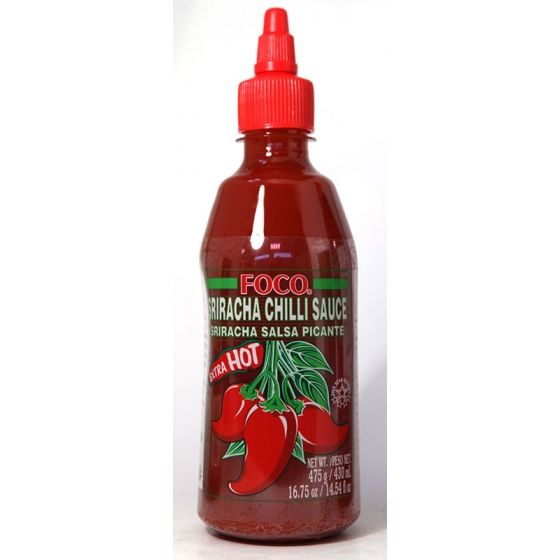 Sauce pimentée Sriracha Extra piquante Foco - Asiamarché france