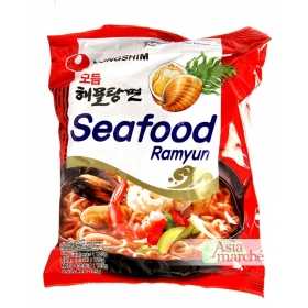 Soupe de nouilles Seafood Ramyun 120g Nongshim - Asiamarché france