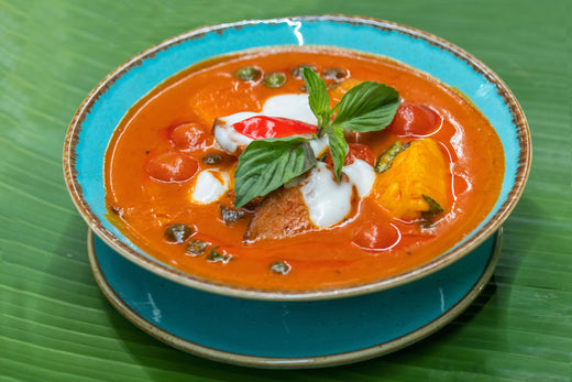 Curry rouge thaï aux légumes d'hiver et lait de coco
