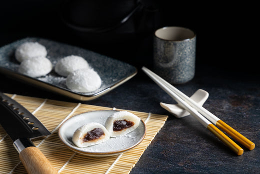 Mochis à la pâte de haricots rouges