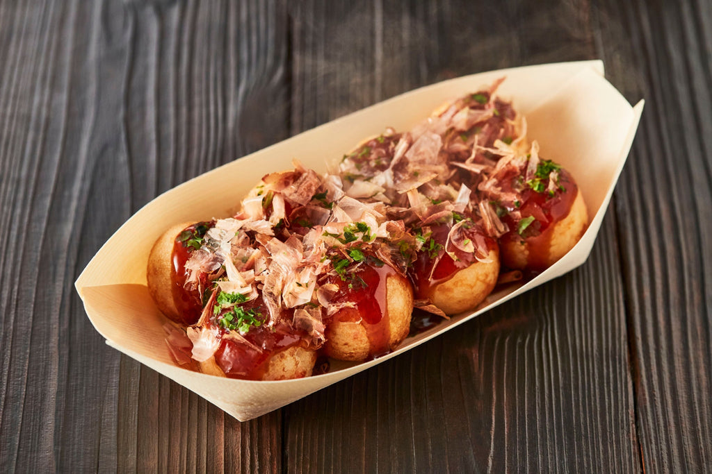 Boulettes de poulpe croustillantes (Takoyaki)