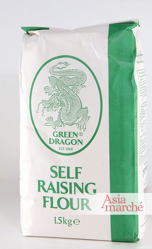 Farine avec levure incorporée 1,5kg Green Dragon ou Golden Orchid - Asiamarché france