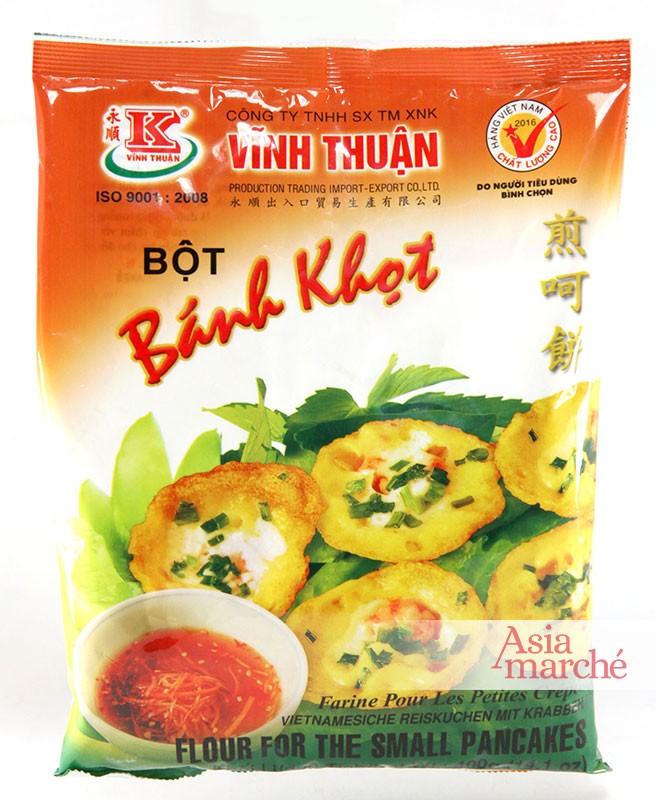 Farine pour crèpes vietnamiennes Banh Khot 400g - Asiamarché france