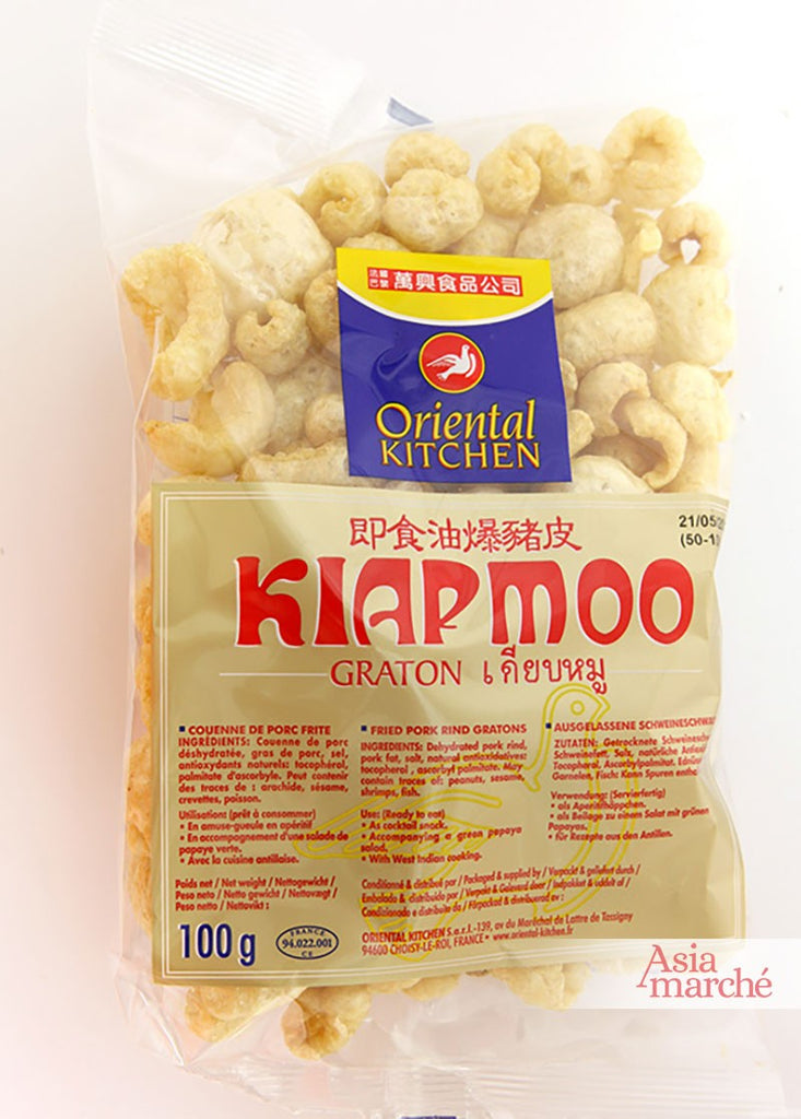 Kiap Moo, grattons, couenne frite 100g - Asiamarché france