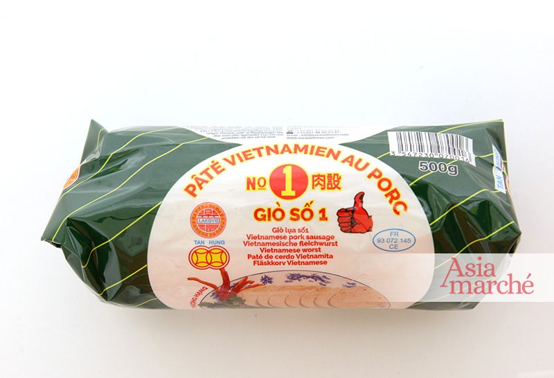 Gio Dac Biet, Pâté Vietnamien au porc (sans couenne) 500g - Asiamarché france
