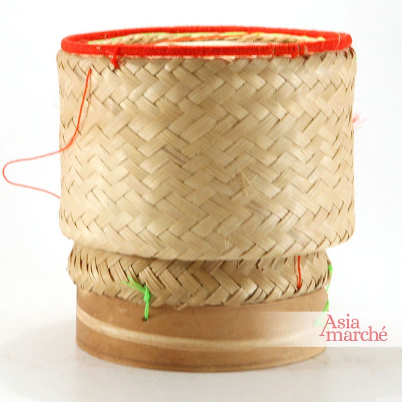 Panier En Bambou Pour Cuisson Riz Gluant à La Vapeur | Compatible Cuiseur à Riz, Cuisson Lente - Kit Traditionnel