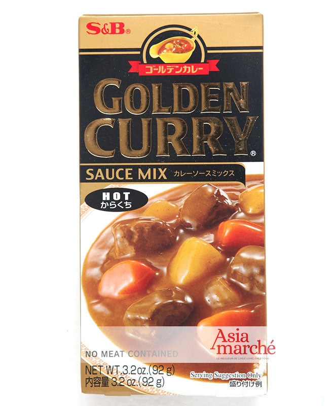 Golden Curry japonais 92g S&B - Asiamarché france