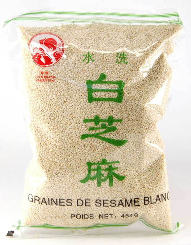 Graines de sésame blanches 454g Coq - Asiamarché france