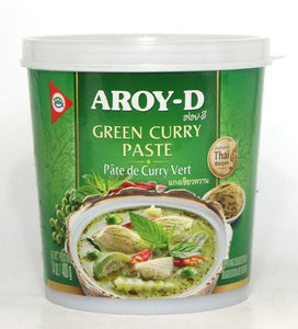 Pâte de curry vert Thaïe 400g Aroy-D