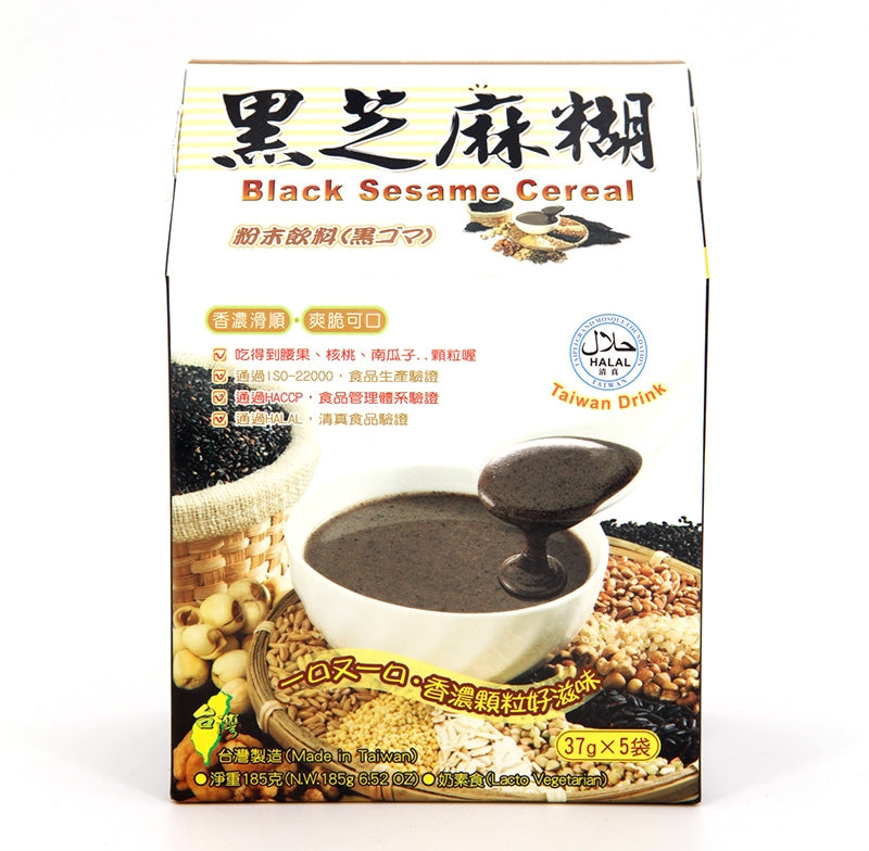 Porridge de sésame noir et céréales 185g - Asiamarché france