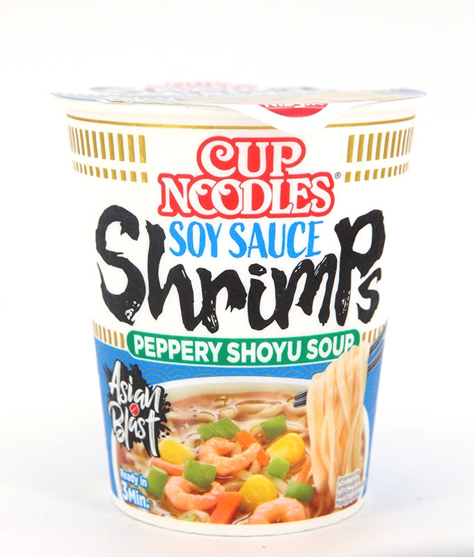 Soupe de nouilles à la Crevette sauce soja 63g Cup Noodle - Asiamarché france
