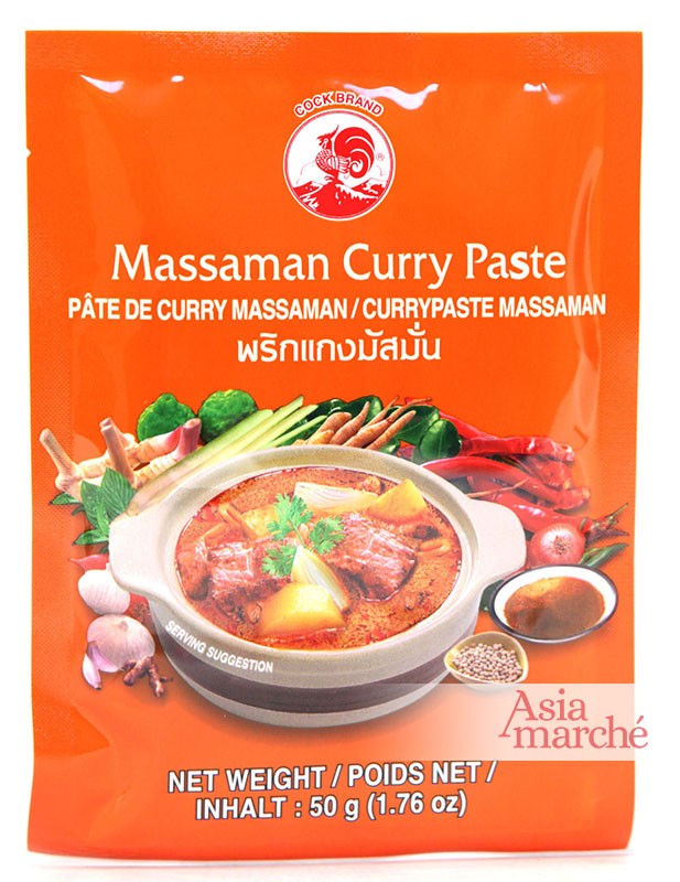Pâte de curry Massaman 50g - Asiamarché france