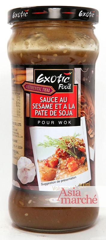 Sauce pour wok au sésame et à la pâte de soja 300ml Exotic Food - Asiamarché france