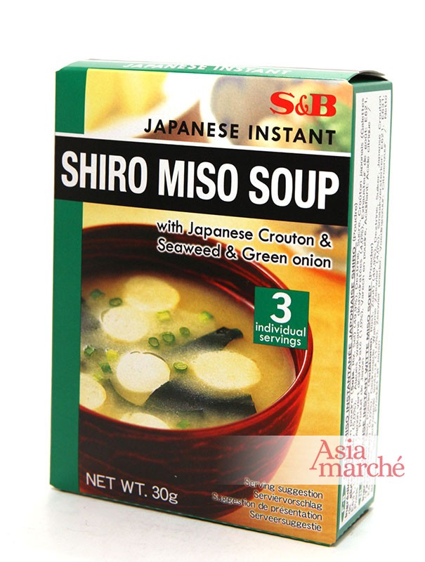 Soupe Miso Shiro 30g S&B - Asiamarché france