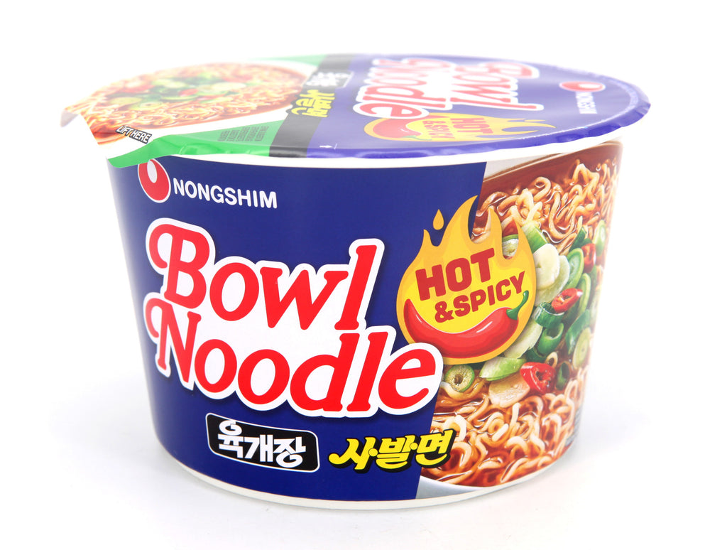 Soupe de nouilles Coréenne Hot & Spicy en bol 100g Nongshim - Asiamarché france