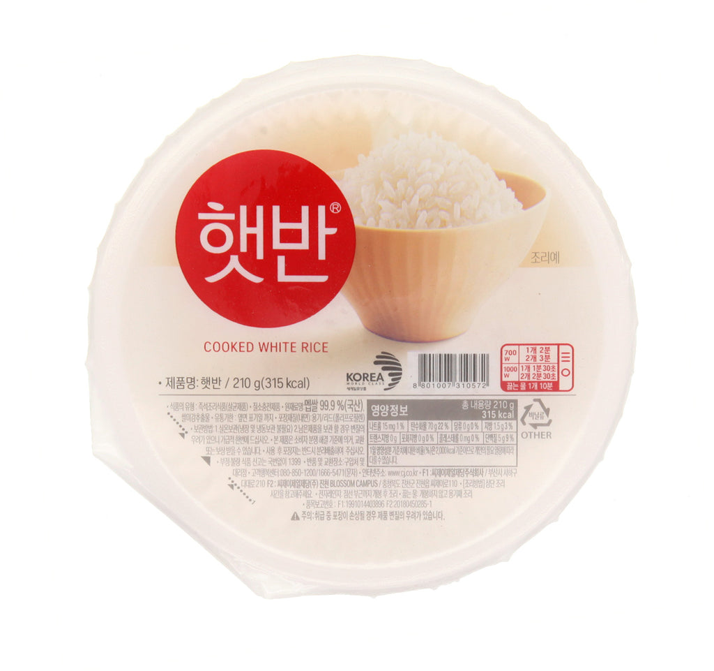 Riz cuit Coréen à réchauffer 210g - Asiamarché france