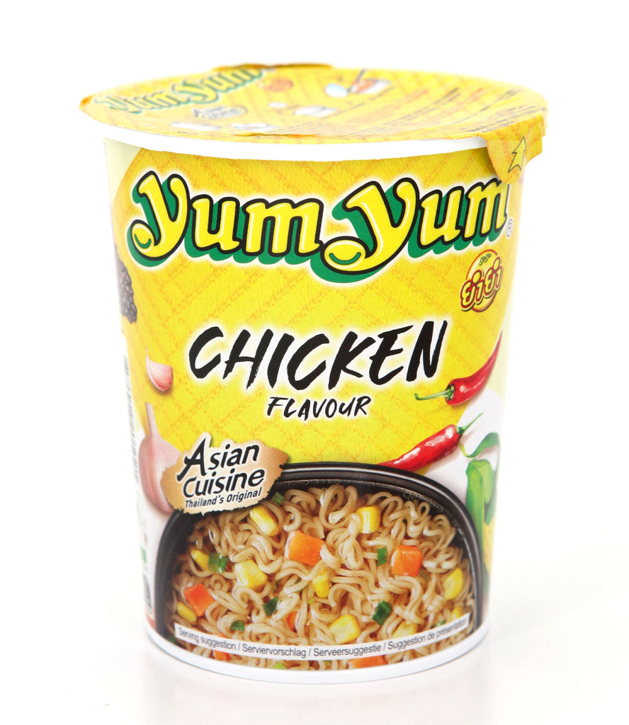 Soupe de nouilles au poulet en bol de 70g Yumyum - Asiamarché france