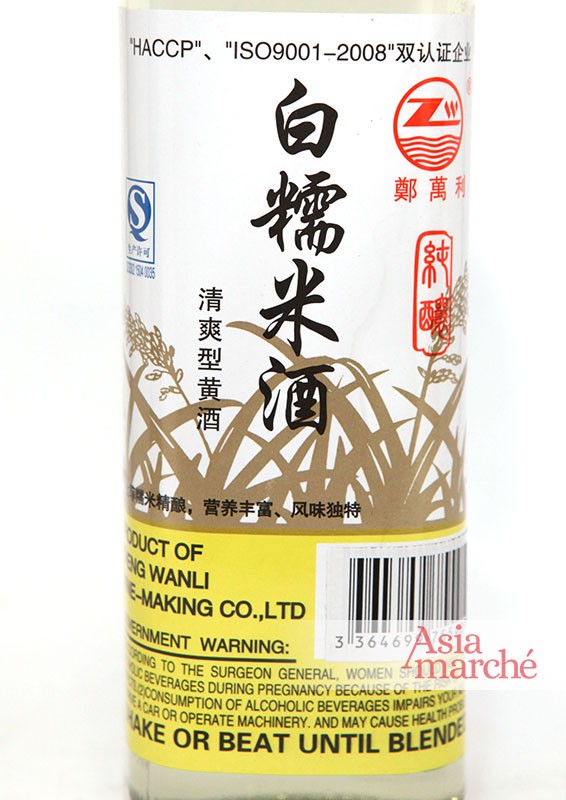 Alcool de riz gluant 500ml (12°) - Asiamarché france