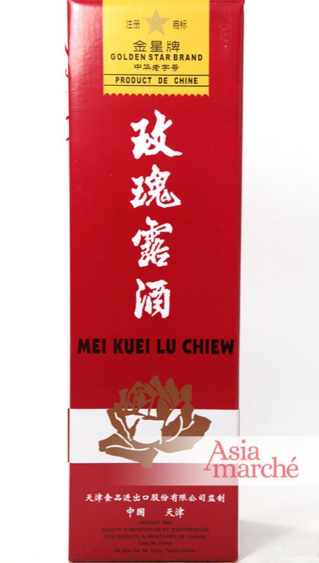 Mei Kuei Lu, alcool de Rose 50cl Golden star (54°) - Asiamarché france
