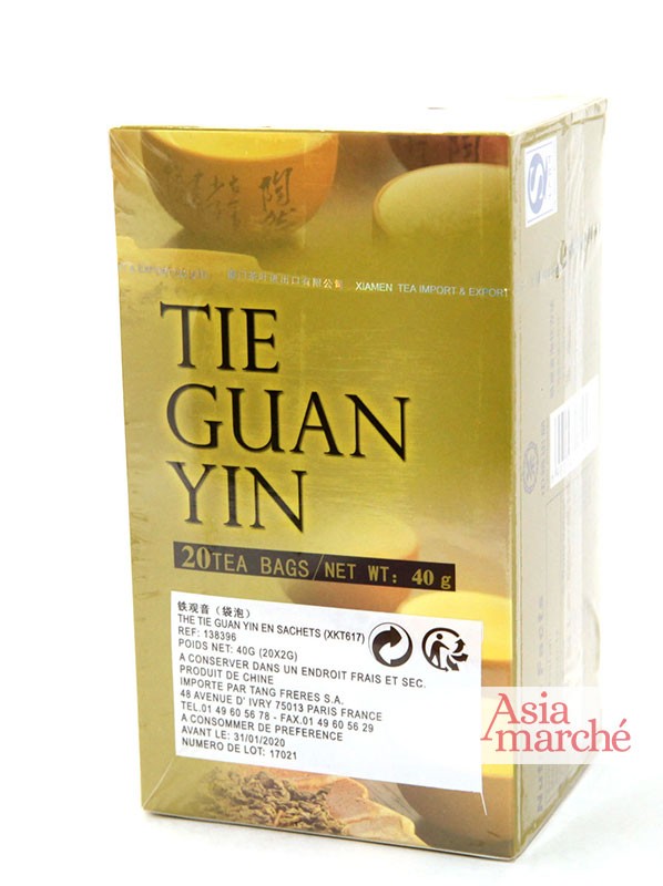 Thé Tie Guan Yin 20 sachets - Asiamarché france