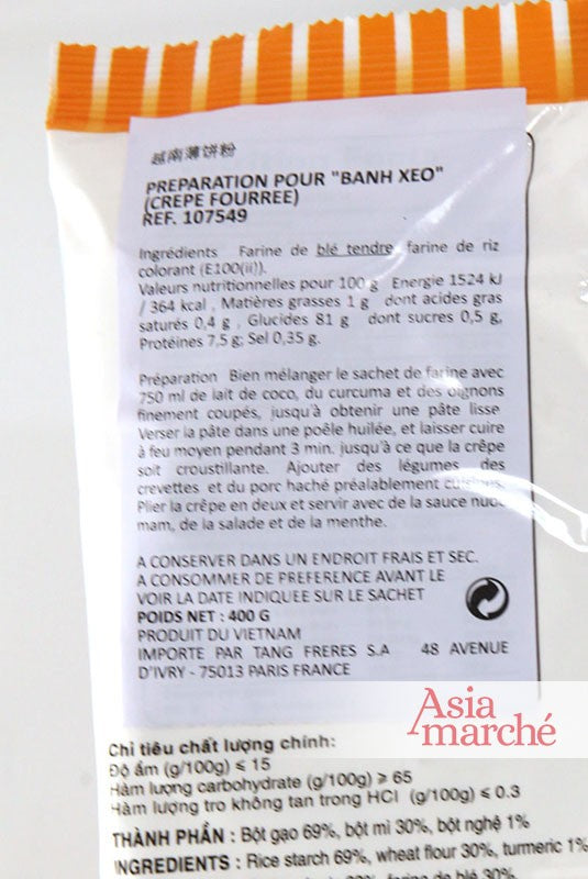 Farine pour Banh Xeo 400g - Asiamarché france