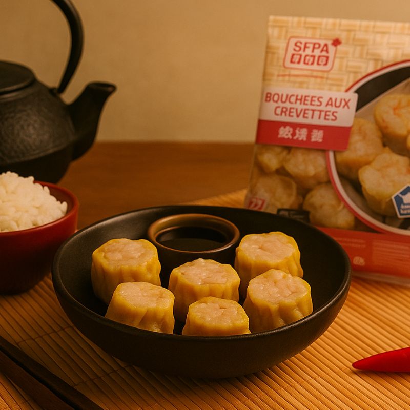 20 Bouchées aux Crevettes Ha Sui Mai surgelés SFPA 460g