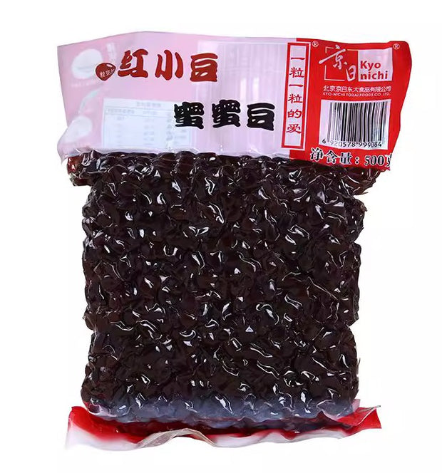 Haricots rouges Azuki cuites et sucrées 500g Kyo Nichi