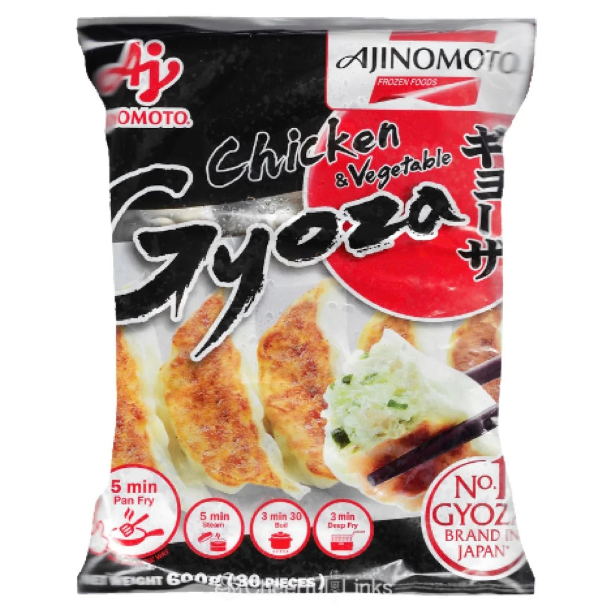 30 Gyozas traditionnels Surgelés Ajinomoto 600g