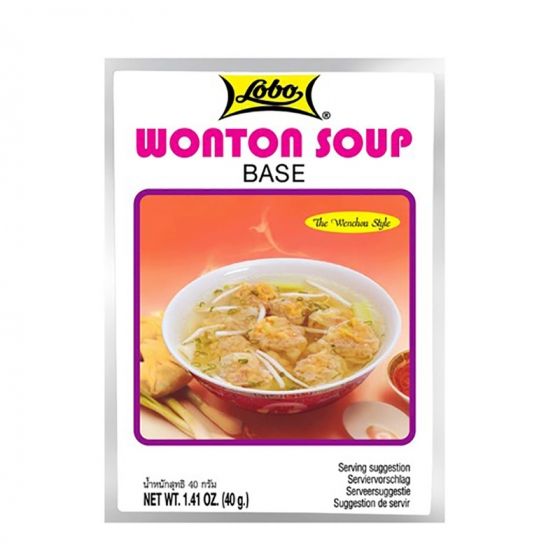 Bouillon de soupe Wonton 40g Lobo - Asiamarché france