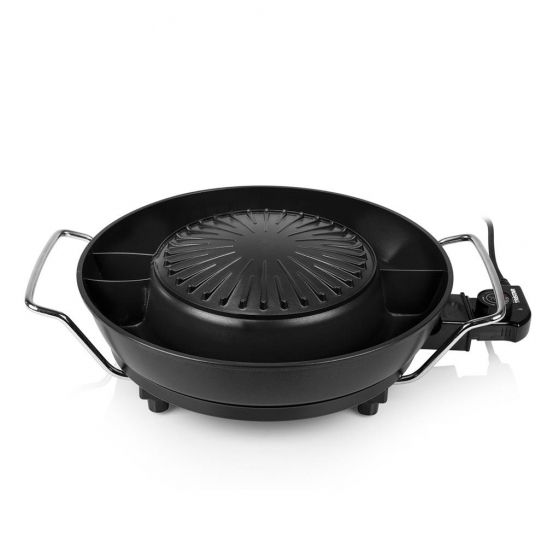 Grille Barbecue Acier Inoxydable 50x38 Cm - Grille Style Coréen Japonais Pour Camping Plein Air